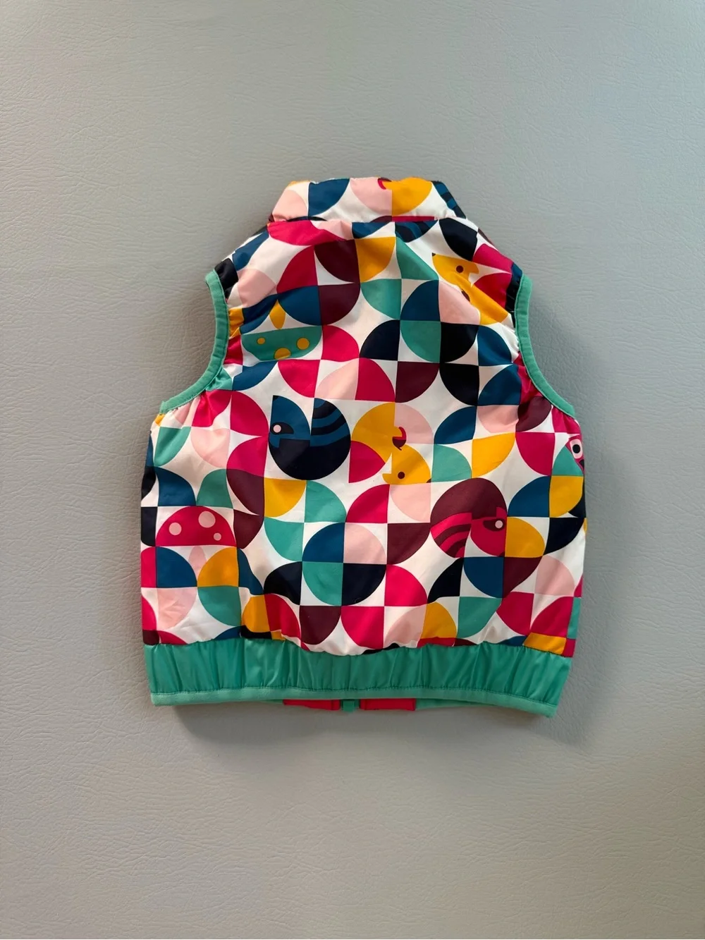 Patagonia Baby Animal Puffer Vest Reversible Pink 3-6M Runs Big like 12-18M